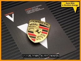Porsche Airbag Direksiyon Logo Amblem