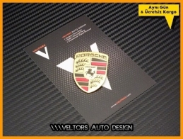 Porsche Airbag Direksiyon Logo Amblem