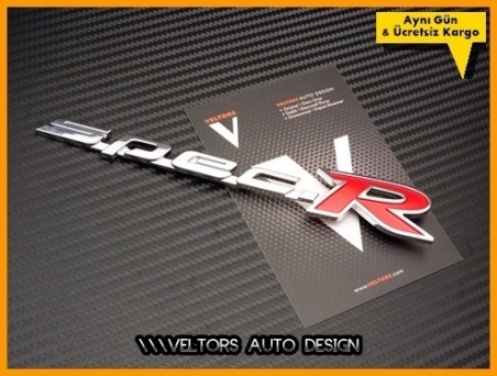 Honda Spec R Logo Amblem