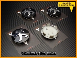 Peugeot Logo Amblem Jant Göbeği Göbek Kapak Seti