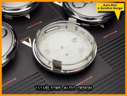 Audi Logo Amblem Q7 Jant Göbeği Göbek Kapak Seti