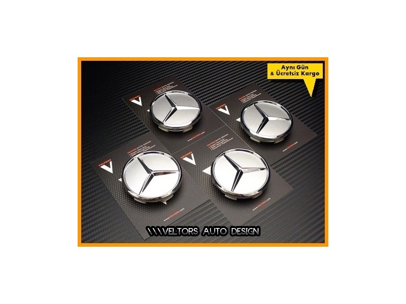 Mercedes Jant Göbeği Göbek Kapak Seti Mercedes Jant Göbeği Göbek Kapak Seti