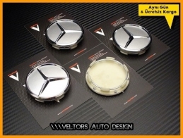 Mercedes Jant Göbeği Göbek Kapak Seti Mercedes Jant Göbeği Göbek Kapak Seti