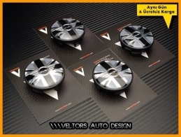 Mini Logo Amblem Jant Göbeği Göbek Kapak Seti