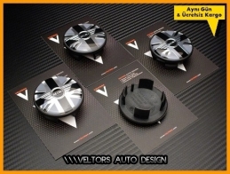 Mini Logo Amblem Jant Göbeği Göbek Kapak Seti