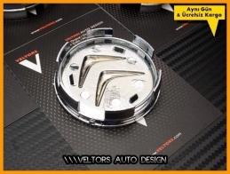 Citroen Logo Amblem Jant Göbeği Göbek Kapak Seti