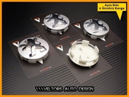 Peugeot Logo Amblem Jant Göbeği Göbek Kapak Seti