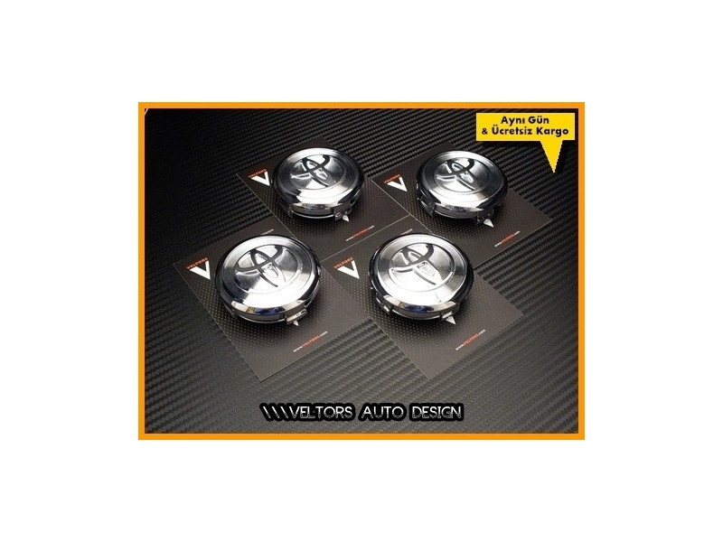 Toyota Logo Amblem Jant Göbeği Göbek Kapak Seti