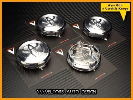 Toyota Logo Amblem Jant Göbeği Göbek Kapak Seti