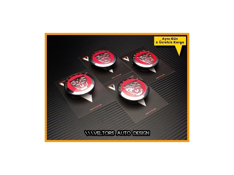 Jaguar Logo Amblem Jant Göbeği Göbek Kapak Seti