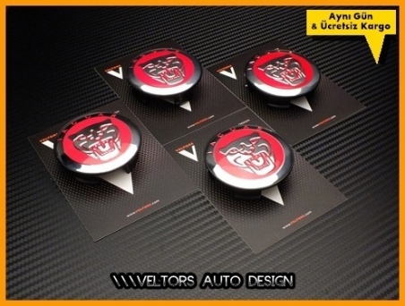 Jaguar Logo Amblem Jant Göbeği Göbek Kapak Seti