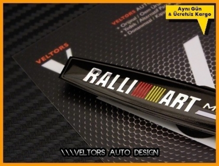 Mitsubishi Ralli Art Torpido Kokpit Logo Amblem