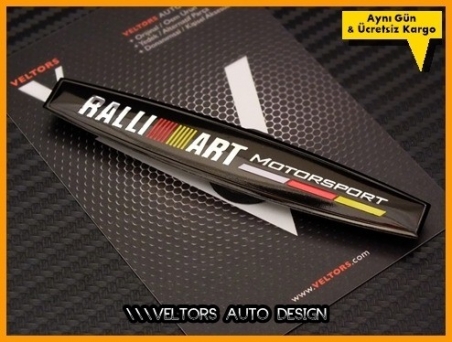 Mitsubishi Ralli Art Torpido Kokpit Logo Amblem