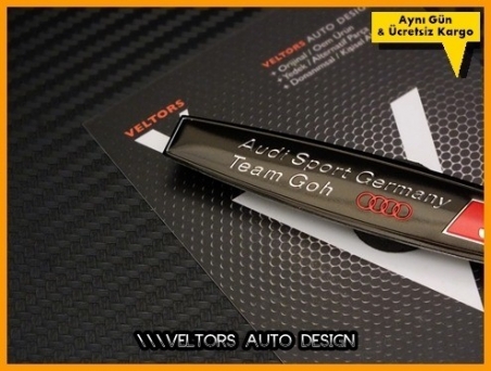 Audi S Line Germany Team Torpido Kokpit Plaket Logo Amblem