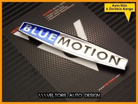 VW BlueMotion Torpido Kokpit Logo Amblem