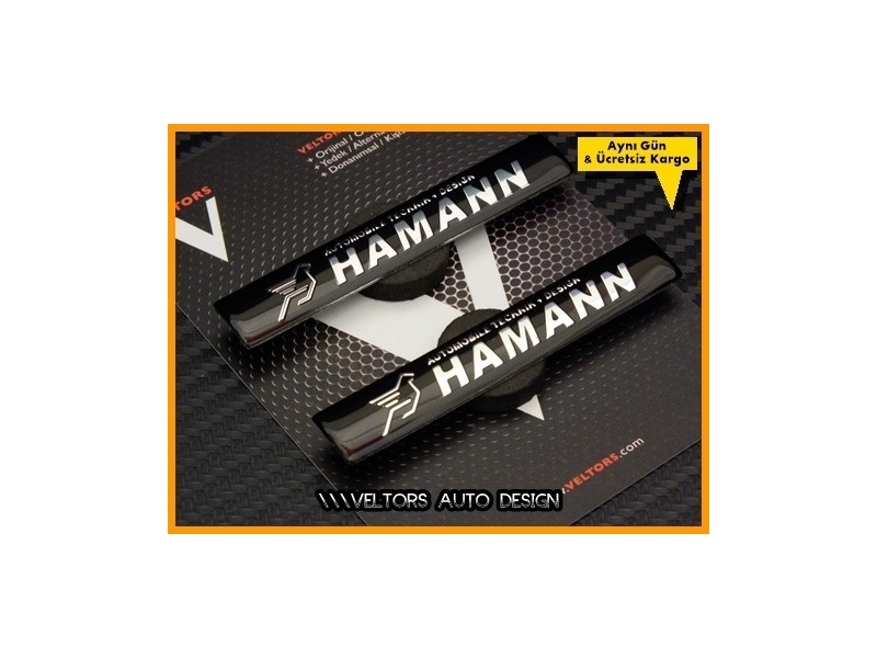 BMW Hamann Koltuk Döşeme Logo Amblem Seti