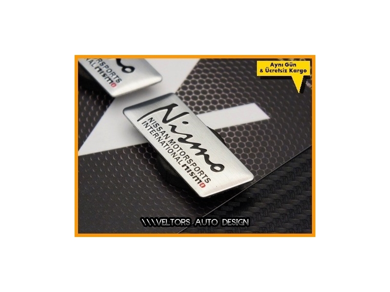Nissan Nismo Koltuk Döşeme Logo Amblem Seti