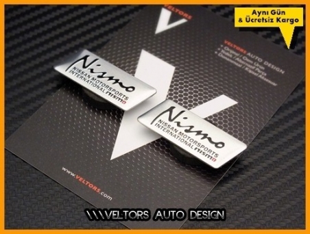 Nissan Nismo Koltuk Döşeme Logo Amblem Seti
