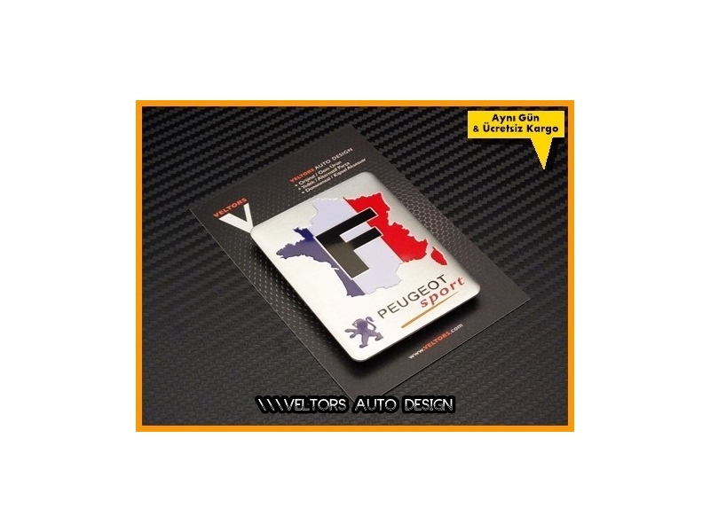 Peugeot France Europe Plaket Logo Amblem