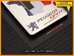 Peugeot France Europe Plaket Logo Amblem