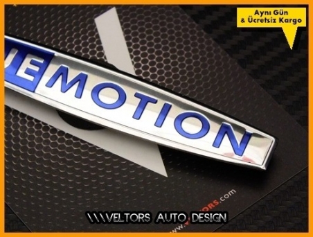 VW BlueMotion Torpido Kokpit Logo Amblem