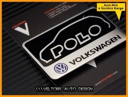 VW Polo Araç Plaket Logo Amblem