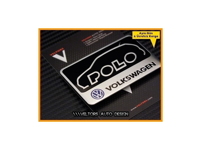 VW Polo Araç Plaket Logo Amblem