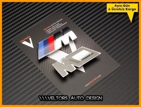 BMW Yan Çamurluk M Logo Amblem Seti