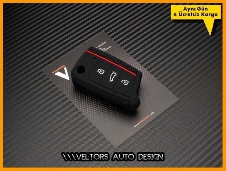 VW Logo Amblem Anahtarlık Anahtar Kumanda Kabı Koruma Kılıf