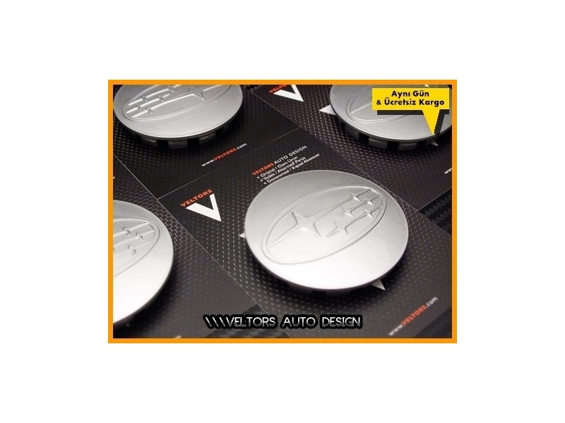 Subaru Logo Amblem Jant Göbeği Göbek Kapak Seti