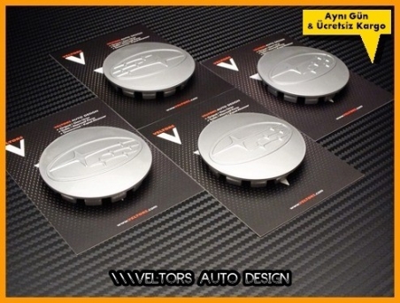 Subaru Logo Amblem Jant Göbeği Göbek Kapak Seti