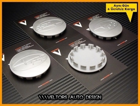 Subaru Logo Amblem Jant Göbeği Göbek Kapak Seti