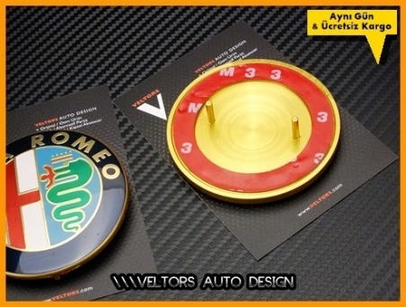 Alfa Romeo Ön Kaput Arka Bagaj Logo Amblem Seti