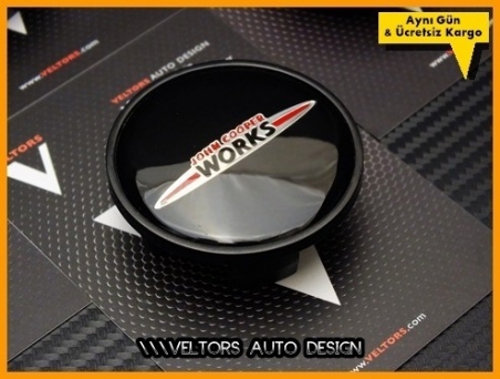 Mini John Cooper Works Logo Amblem Göbeği Göbek Kapak Seti
