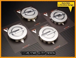 Opel Logo Amblem Jant Göbeği Göbek Kapak Seti