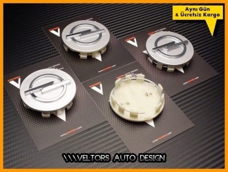 Opel Logo Amblem Jant Göbeği Göbek Kapak Seti