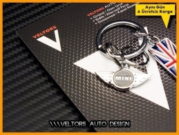 Mini Logo Amblem Flag Wings Anahtarlık