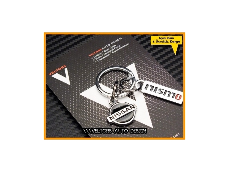Nissan Logo Amblem Nismo Özel Krom Anahtarlık
