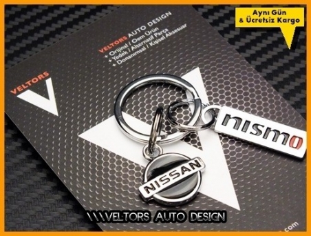 Nissan Logo Amblem Nismo Özel Krom Anahtarlık