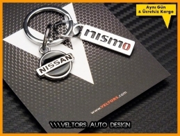 Nissan Logo Amblem Nismo Özel Krom Anahtarlık