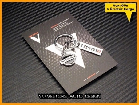 Nissan Logo Amblem Nismo Özel Krom Anahtarlık