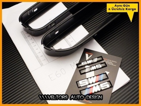 BMW E60 M5 Yan Çamurluk Izgara Seti