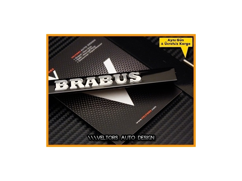 Mercedes Brabus Ön Izgara Logo Amblem Mercedes Brabus Ön Izgara Logo Amblem