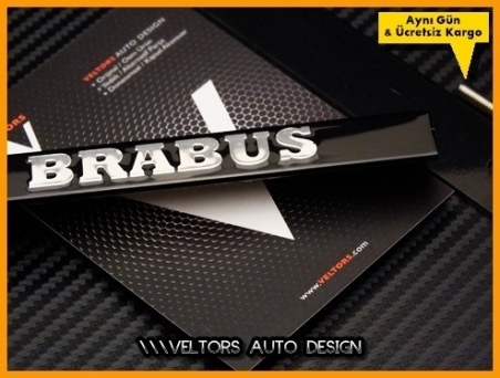 Mercedes Brabus Ön Izgara Logo Amblem