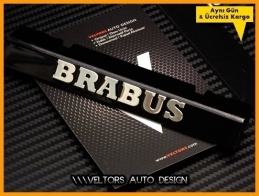 Mercedes Brabus Ön Izgara Logo Amblem Mercedes Brabus Ön Izgara Logo Amblem
