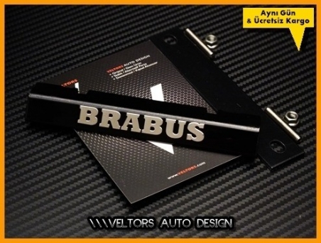 Mercedes Brabus Ön Izgara Logo Amblem