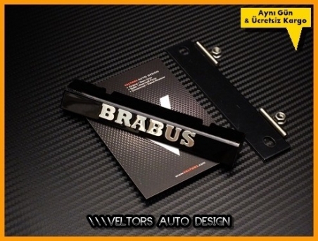Mercedes Brabus Ön Izgara Logo Amblem