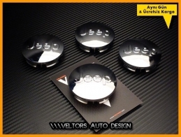 Jeep Logo Amblem Jant Göbeği Göbek Kapak Seti