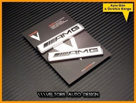 Mercedes AMG Edition AMG Yan Logo Amblem Seti