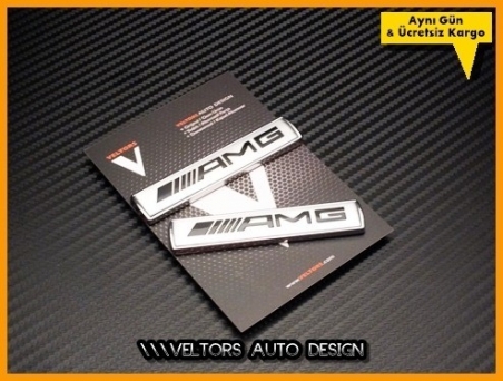 Mercedes AMG Edition AMG Yan Logo Amblem Seti